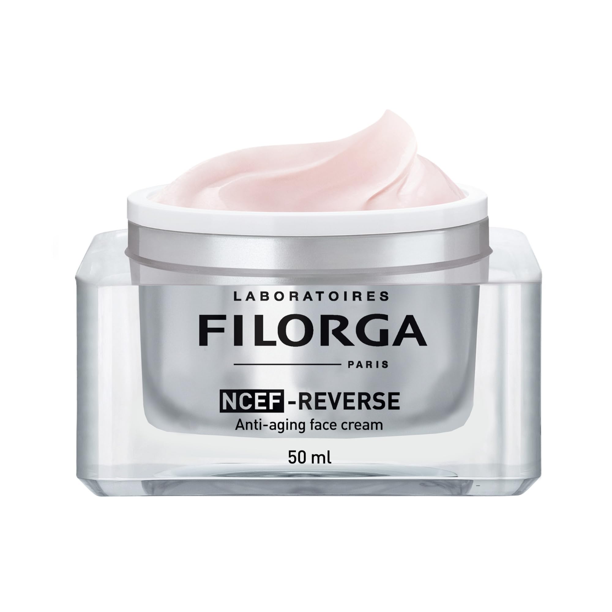 Filorga NCEF-Revitalize Cream, A Concentrated Anti-Aging Face Cream Formulated with NCEF Complex Containing Hyaluronic Acid, Amino Acids, and Co Enzymes for Strengthened and Smooth Skin, 1.69 fl oz.