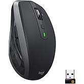 Logitech MX Anywhere 2S Bluetooth Edition Wireless Mouse - Use On Any Surface, Hyper-Fast Scrolling, Rechargeable, Control Up
