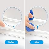 XCOZU 4-Piece Portable Blue Silicone Caulking Kit Multi-Edge Sealant Tool view 5