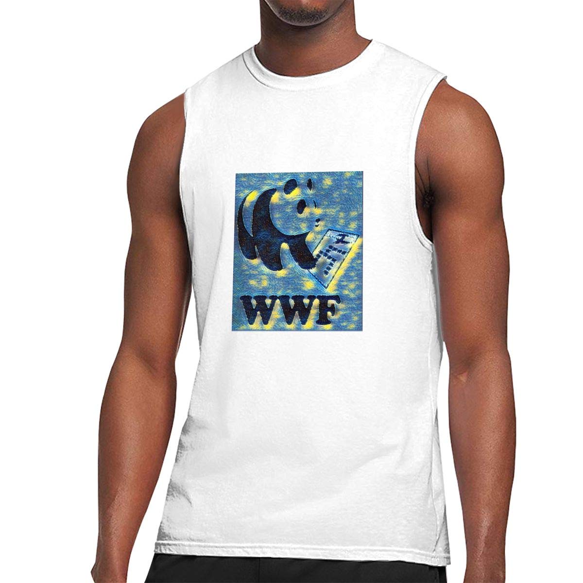 Wrestling Panda Graghic S For Sleeveless T Shirt