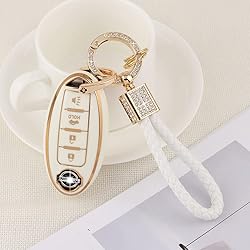 PIFOOG for Nissan Key Fob Cover TPU Soft Keychain