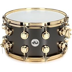 Collector's Series 8x14" Satin Black Brass Snare