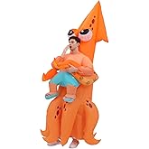 JASHKE Inflatable Squid Costume Adult Funny Squid Halloween Costumes Full Body Blow up Costumes for Men Women Cosplay Party