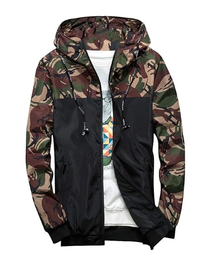 Amazon Minesam ウインドブレーカー メンズ シェルジャケット