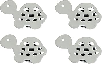 Tischtuchbeschwerer 4er-Pack silber