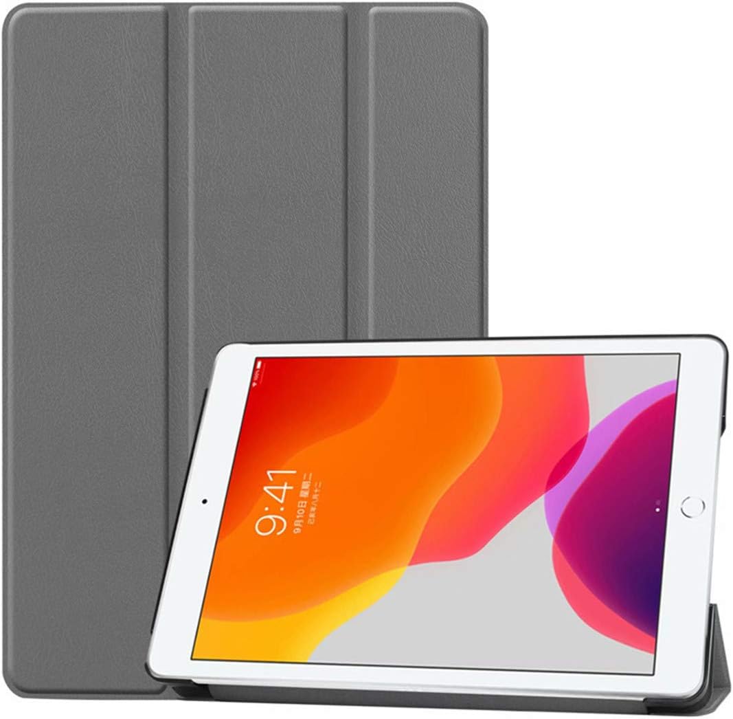 INSOLKIDON Compatible with Lenovo M10 FHD PLUS TB-606F 2020 Tablet Case Holder Leather Back Cover Phone Protective Case Ultra Slim Bumper Full Body Protection Leather Case (Gray)