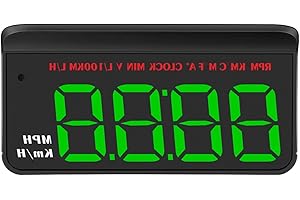 OBD2 HUD Car Head Up Display Speedometer Monitor Windshield Projector OVerspeed Engine RPM Alarm Fuel Consumption Display Car