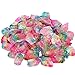 SUNYIK Rainbow Titanium Coated Rough Crystal Point Raw Rock Quartz Cluster Specimen 0.5lb (0.5