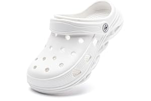 HOBIBEAR Boys and Girls Classic Graphic Garden Clogs Slip on Water Shoes(Toddler/Little Kids/Big Kids)