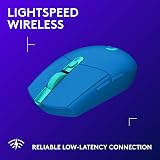 Logitech G305 Lightspeed Wireless Mouse HERO 12K 12000 DPI 99g Blue view 3
