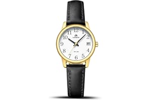 LN LENQIN Womens Watch Analog Quartz Waterproof Ladies Watches for Women Easy Read Women's Wrist Watches with Leather Strap Luminous Dial
