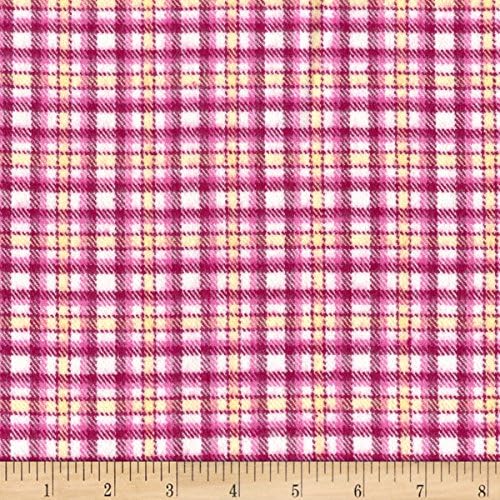 Marcus Primo Plaids Flannel Color Crush II Cream Fabric By The Yard