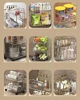Multibao 3 Tier Acrylic Rolling Storage Cart on Wheels 40x28.5x69.7cm view 9