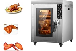 Koalalko Commercial Multi Oven,Vertical Electric Rotisserie Chicken Roaster Grill Machine,Rotatable High Productivity Bread O