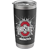 Ohio State Buckeyes 90's Lightning Officially Licensed Stainless Steel Insulated Tumbler