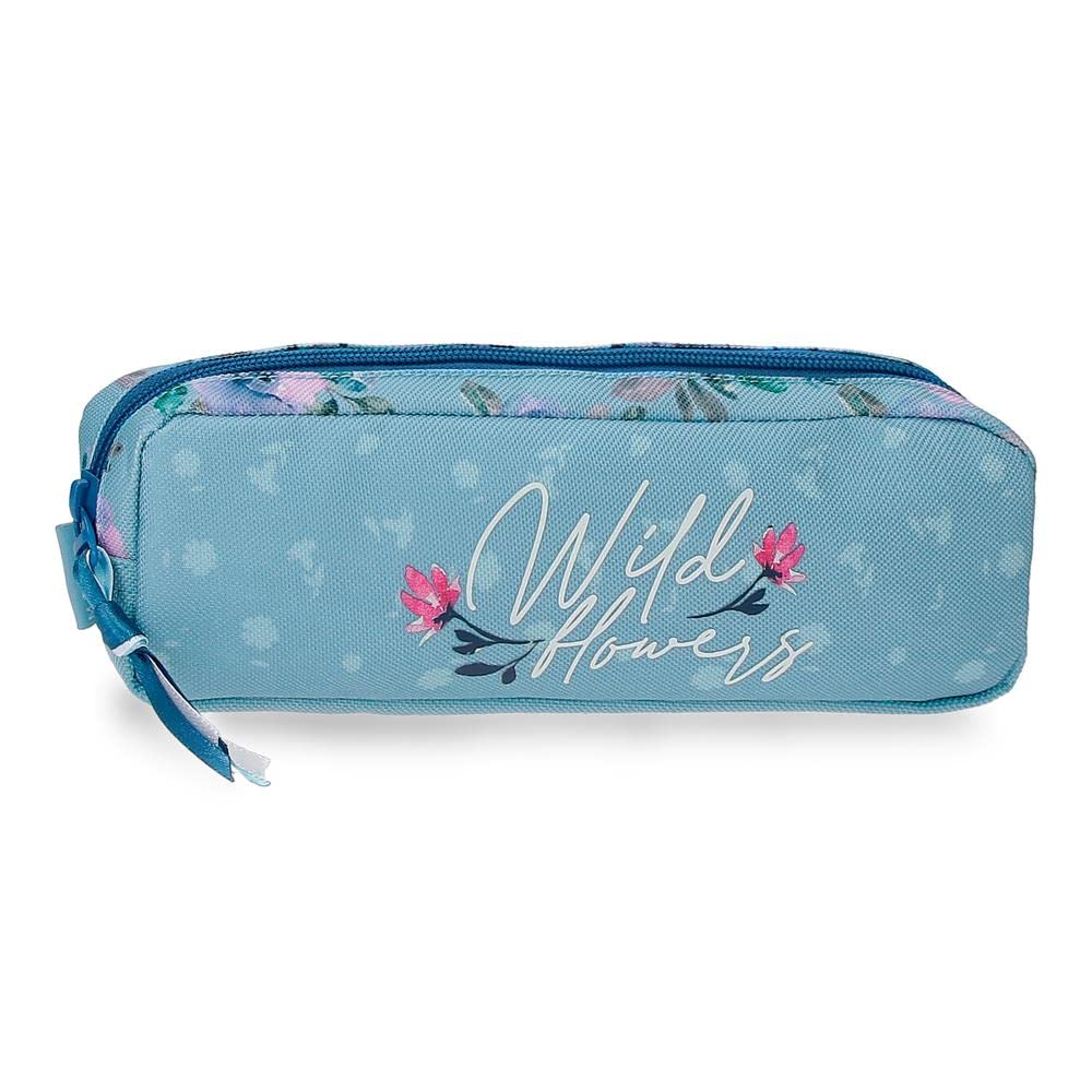 Movom Wild Flowers Blue Case 22x7x3 cms Polyester