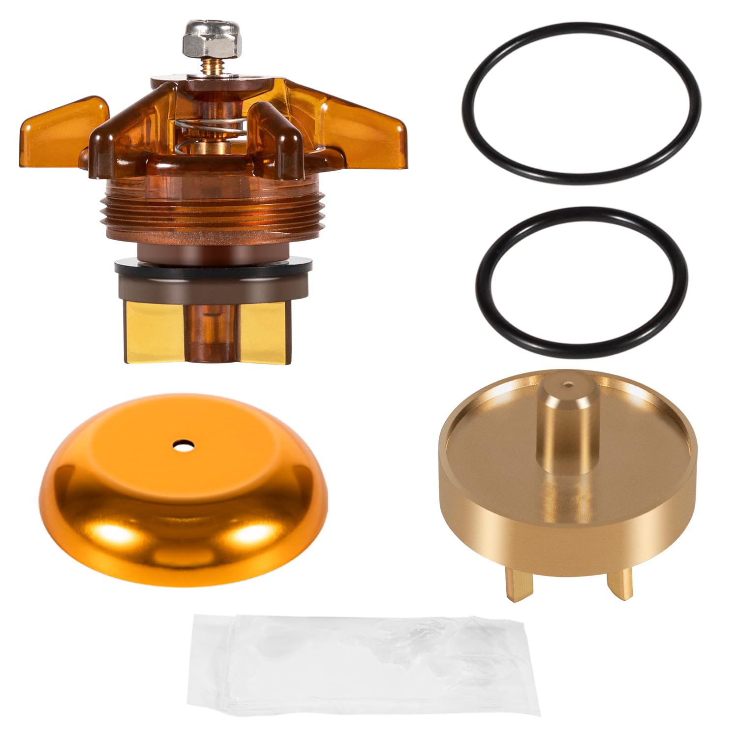 Photo 1 of 905211 Bonnet & Poppet Repair Kit with 905-051 Check Valve Assembly for Febco 765CBV & 765DBV -1/2"-3/4" Pressure Vacuum Breakers and Backflow Preventers Complete Repair Kit with Canopy and Lubricant