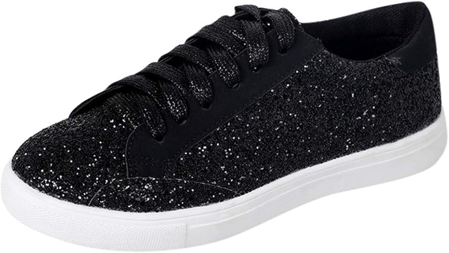 sequin canvas shoes