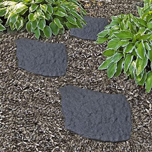 Gardener's Supply Company Flagstone Recycled Rubber Stepping Stone For