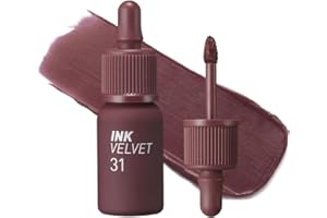 Peripera Ink the Velvet Lip Tint - High Pigment Color, Longwear, Weightless, Not Animal Tested, Gluten-Free, Paraben-Free (031 WINE NUDE)