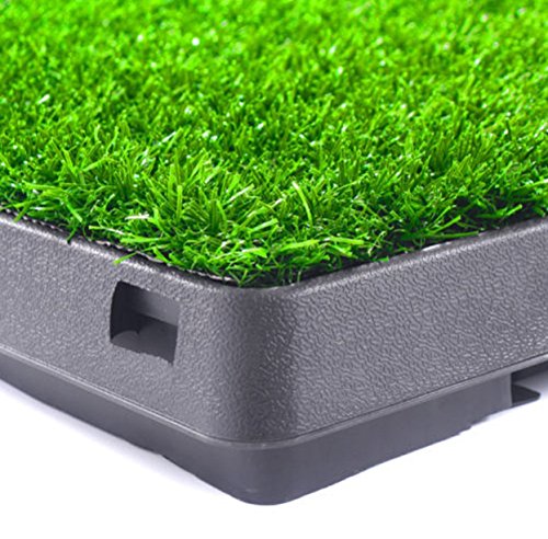 Pet Potty Grass Pads Training Indoor Replacement Outdoor Park Toilet Deluxe