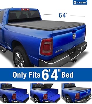 Tyger Auto T3 Soft Tri Fold Truck Bed Tonneau Cover For 2019 2020 Ram 1500 New Body Style 6 4 Bed Not For Classic Does Not Fit With Multi Function Split Tailgate Or Rambox Tg Bc3d1045 Automotive Amazon Com