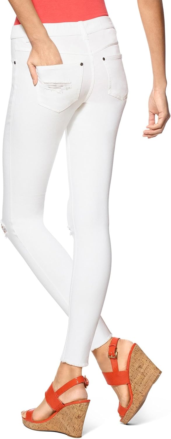 HUE Women's Ripped Knee Denim Leggings at  Women’s Clothing store