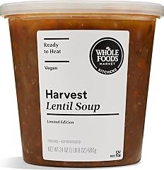 Whole Foods Market Kitchens Harvest Lentil Soup, 24 OZ