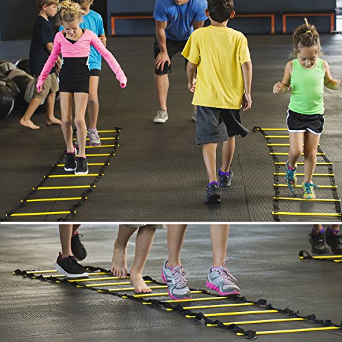 Agility ladder u-powex soccer ladder 12 rung durable sp…
