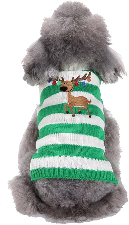 Aisuper Dessin Animé Imprimé Père Noël Wapiti Renne Motif