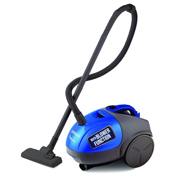 INALSA Vacuum Cleaner Gusto-1000W with Blower Function and 1.5L Reusable Cloth Dust Bag,