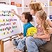 Classic Collection Of 100 Wooden, Magnetic Letters - 1 Upper & 2 Lower Case Alphabets Plus Extra Letters - Great For Preschool Reading, Writing & Spelling - Play ABC Phonics Games With This Durable, Brightly- Colored Early Learning, Educational Toy!