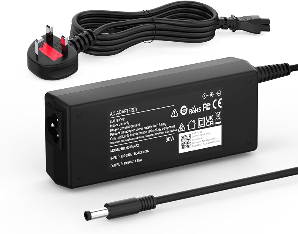 VUOHOEG 90W Dell OptiPlex Charger 19.5V 4.62A 4.5x3.0mm MFF Desktop AC Adapter