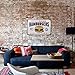 Tinksky Best in Town Hamburgers Retro Vintage Tin Sign Poster Style Wall Art Pub Bar Decor