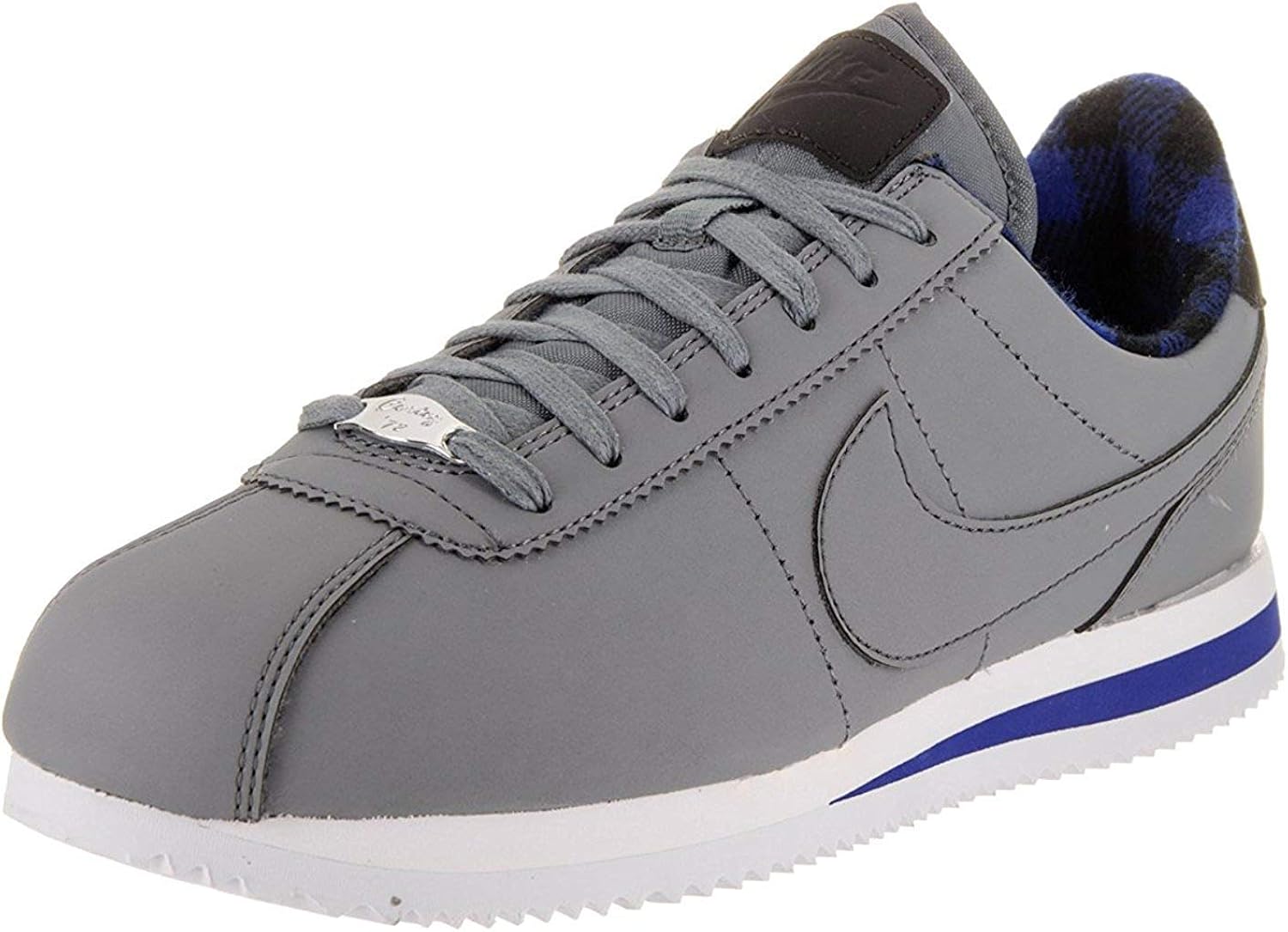 Mens Nike Cortez Blue Grey White , Price: $58.00 - Nike Cortez -nike cortez leather,nike cortez 