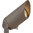 Hinkley Landscape Lighting 1536TXB Spot Light, MR16 LED Bulb Required, 50w, Textured Brown Clear Lens