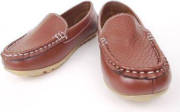 Amazon Co Jp Ark S Home キッズ ローファー シューズ 巾着袋セット 通学 フォーマル 結婚式 パーティー 発表会 冠婚葬祭 入学 茶 19 5 Cm スポーツ アウトドア