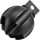 KORAMONTXY Drain Snake Drill Attachment, Multi-Functional Spherical Cutter 2 Inch Diameter, Fits 3 to 6 Inch Pipes for Clears Scale, Tree Roots, Compatible with 50/75/100FT Sewer Snake Machines