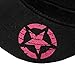 Jeep Unisex Star Print Adjustable Military Cap Hat (Black, Free Size)
