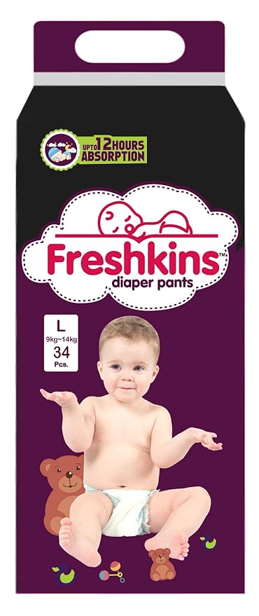 Freshkins Diaper Pants (Large) - 34 Unit