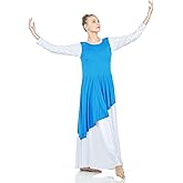 Danzcue Womens Asymmetrical Praise Dance Tunic