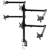 VIVO Steel Hex 23 to 32 inch LED LCD Computer Monitor, Heavy Duty Desk Mount, Fully Adjustable Stand, Holds 6 Screens, STAND-