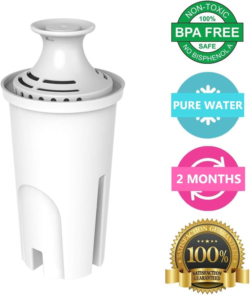 Standard Water Filter Replacement for Brita Pitchers Dispensers 4 Packs: Kitchen & Dining