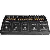 CHAUVET DJ Foot-C2 Stage Lighting Controller | Hands-free light-effect pedal trigger, 2 programmable buttons, fire chases from floor, road-tough metal housing