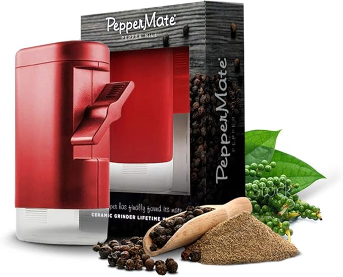PepperMate Traditional Pepper Mill Manual High Volume Peppercorns and