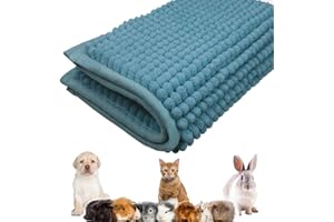 Nagudenfo Washable Pet Mat for use as Guinea Pig Mat,Muddy Mats for Dogs - 2 Pack 16" x 24" - Dirt and Water Absorbent Safe Non-Slip for Guinea Pig Cage Liner,Door Mat,Bath Mat