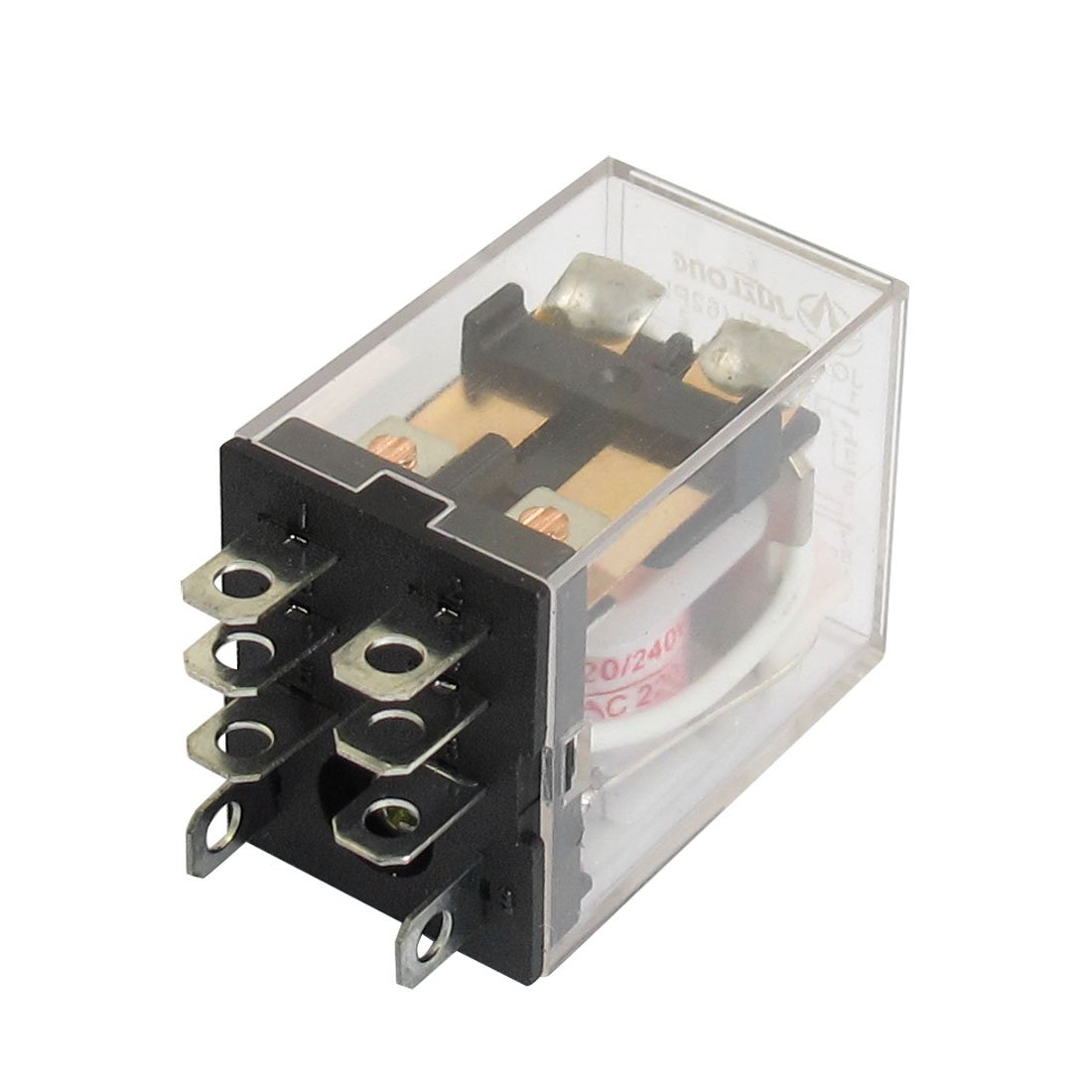 sourcing map AC 220V/240V Coil 8 Pin DPDT Power Electromagnetic Relay