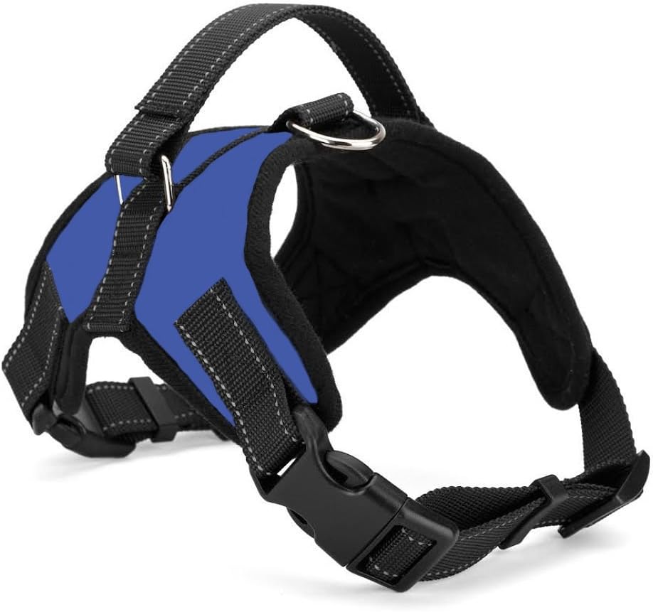Xanday No Pull Dog Vest Harness, Reflective Dog Body Padded Vest with Handle, Adjustable Dog Walking Harness Comfort Control for Small Medium Large Dogs