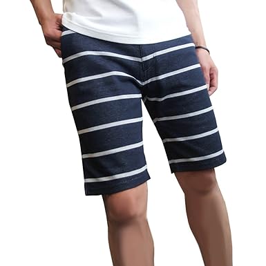 Amazon エボリューション Evolution ボーダー ショートパンツ