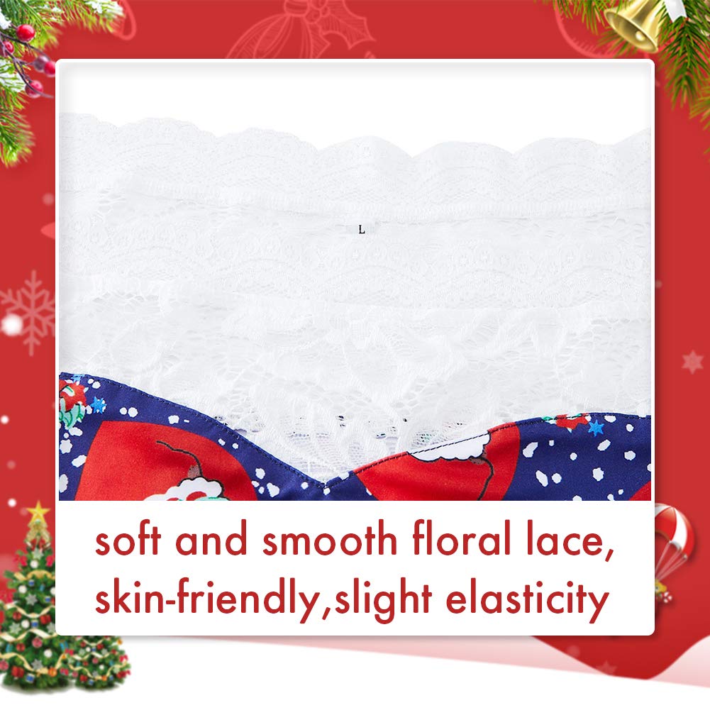 Elegant Christmas Dresses for Women Candy Cane Santa Hat Sexy Off Should Hollow Out Boat Neck Classy Princess Swing Dress Best Xmas Gift for Mother Friends Female Maroon (Xmas Cherry,XXXL)